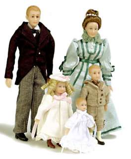 dollhouse miniature DRUMMOND VICTORIAN FAMILY PEOPLE 5  