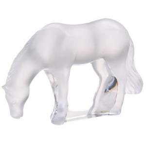 Lalique Crystal Ulysses Head Down Horse Rt. $345  