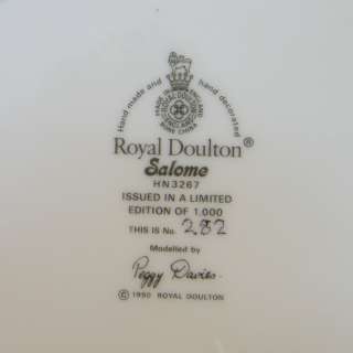 Rare Stunning Royal Doulton Salome Figurine, HN3267 (Limited Edition 