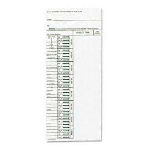 510426 Time Card for Model ATT310 Electronic Totalizing 