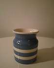 Green Cornishware Small Canister Jar No lid Green stamp