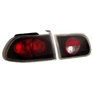 Anzo USA 221059 Honda Civic Black Tail Light Assembly   (Sold in Pairs 