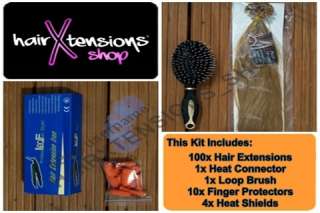 Pre Bonded Remy Hair Extensions Starter Kit  