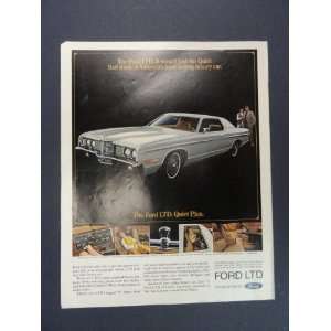  1972 Ford LTD. 1972 full page print advertisement. (luxury 