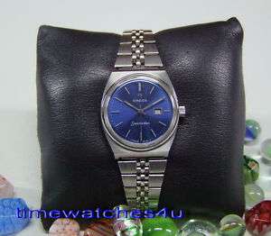 1970S OMEGA SEAMASTER BLUE DIAL DATE CAL684 LADIES  