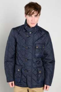 The beall jacket from Barbour is a workwear inspired quilted jacket 