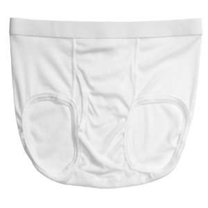 Terramar CoolMax® Underwear   Ribbed Briefs (For Men)   WHITE  