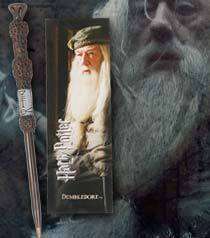 Harry Potter Professor Albus Dumbledore Wand Pen and Bookmark Gift Set 