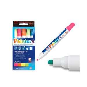  Elmers Painters Neon Acrylic Pen Pack    contains 5 