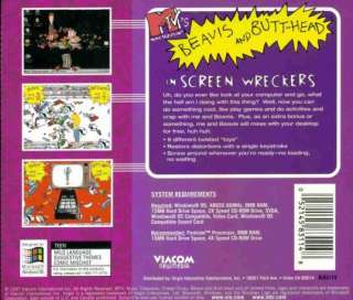 Beavis And Butt Head Screen Wreckers PC CD desktop game  