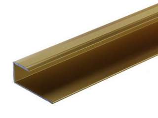 Abschlussprofil Alu gold für Laminat 7   9 mm / 2700mm  