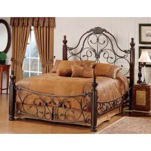  California King Bonaire Bed by Hillsdale   Brushed Bronze 