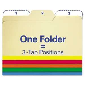  NEW FindIt File Folders, 1/3 Cut, 11 Pt Stock, Letter 