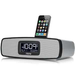 iHome iP90SZC iP90 Dual Alarm Clock Radio with iPhone/iPod Dock 