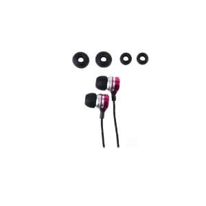  EB301 Metal Stereo Earbuds   Pink Electronics