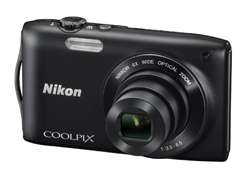 Nikon Coolpix S3200 Compact Digital Camera   Black 0018208927128 