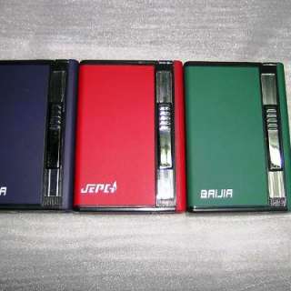 2IN1 Cigarette Case Jet Flame Lighter Brand BaiJia  