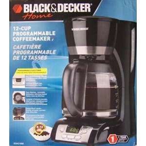 NeweggBusiness - Black & Decker CM1609 Black 8-Cup Thermal Programmable Coffee  Maker