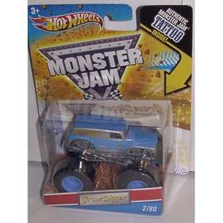  Grave Digger (Blue Silver)   Hot Wheels Monster Jam 2011 