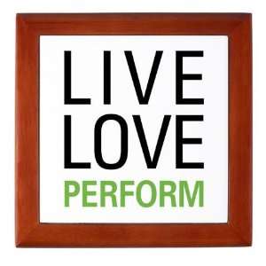  Live Love Perform Music Keepsake Box by  Baby