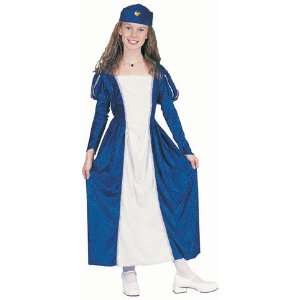  Childs Blue Medieval Queen Halloween Costume (Size Large 