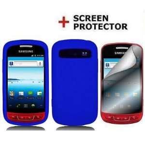  RUBBER BLUE SOFT GEL Phone Cover Sleeve Silicone SKIN Case 