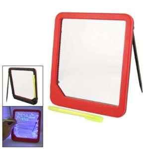  Amico Red Frame Glowing Blue LED Message Text Memo Board w 