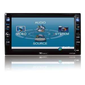   Touch Screen Double Din DVD Receiver (Black)