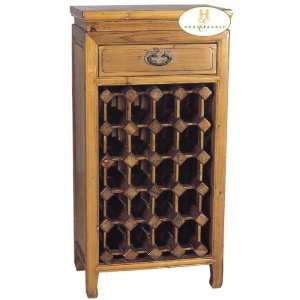  1 Drawer Wood Wine Cabinet