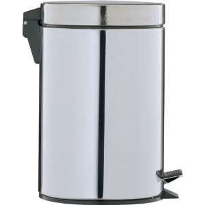   Round Step On Trash Can in Stainless Steel, 3.125 Gal