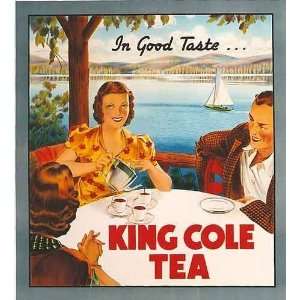 1930s King Cole Vintage Tea Advertising Antique Advertising Poster