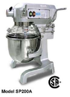 FMA OMCAN 1.5 HP 20 QT DOUGH MIXER GEAR DRIVEN 20441  