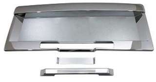 Hummer H2 CHROME REAR LICENSE AREA COVER tailgate plate  