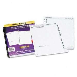  Day Timer Planner Refill, Two Pages Per Day, 8 1/2 x 11 