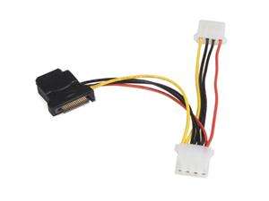   LP4SATAFM2L LP4 to SATA 15 pin Power Adapter F/M with 2 Additional LP4