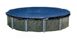 BLUE Winter Round Above Ground Swimming Pool Cover 24  