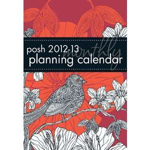  Funky Bird Posh 2012 Monthly Planner