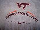 Virginia Tech Hokies VT Nike XXL Football 2 sideT Shirt