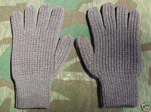 REPRO GERMAN WWII WOOL GLOVES SIZE 3 RING (EXTRA LARGE)  