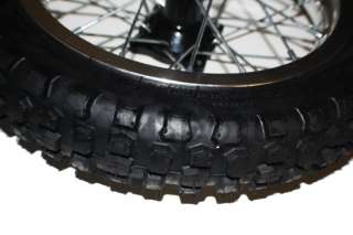 Dirt Pit Bike Front Wheel Rim Tire Combo 3.00 12 Parts  