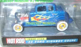 1932 32 FORD HIGHBOY COUPE HOT ROD MAGAZINE DIECAST  