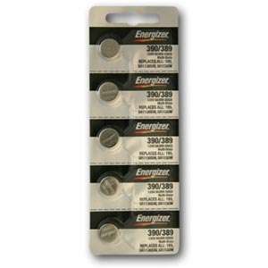 Energizer 389 390 Watch Batteries 5pk SR54 SR1130SW NEW  