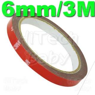 3M Auto Acrylic Foam Double Sided Attachment Tape (6mm)  
