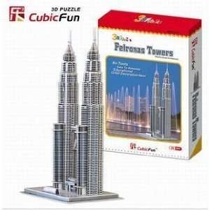  Petronas Towers,kuala Lumpur,malaysia,3d Puzzle 