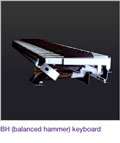 BH (balanced hammer) keyboard