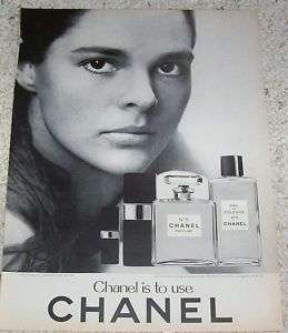 1971 ad beauty ALI MacGRAW Chanel No 5 perfume PRINT AD  