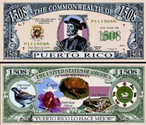 COMMONWEALTH OF PUERTO RICO DOLLAR BILL (500 Bills)  