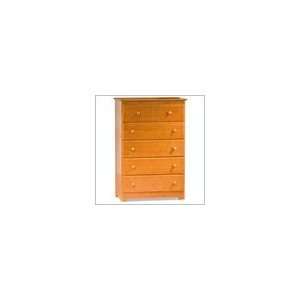   Furniture Windsor 55 Inch 5 Drawer Chest in Light Cherry Furniture