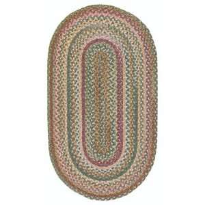  Hill Concentric Red Rectangle 5.00 x 8.00 Area Rug