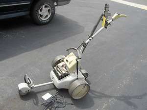 GOLF CADDY WITH BATTERY AND CHARGER 12 VOLT ELECTRIC VARIABE SPEED 